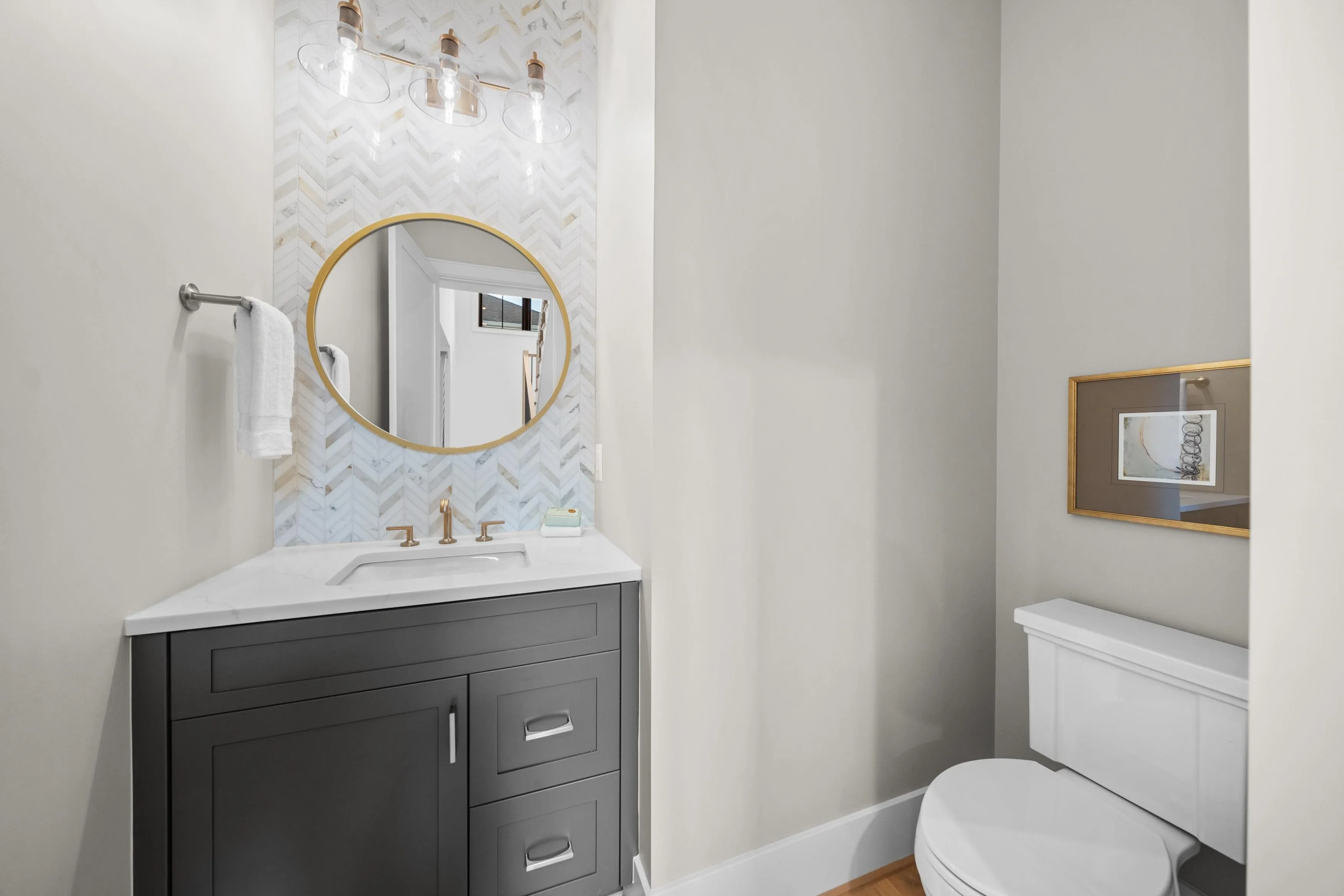 Bathroom photography in Arlington property