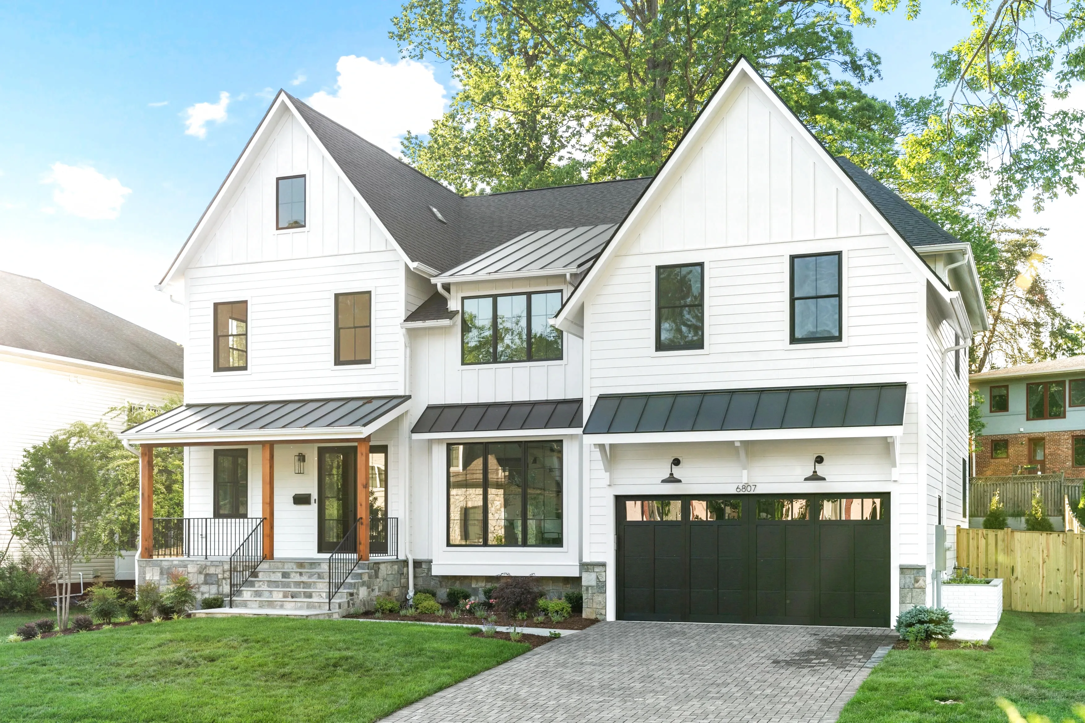 Modern luxury exterior — Rockville property photography