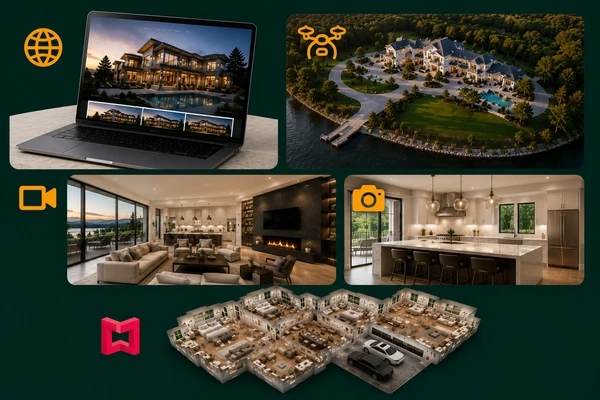 Premium Development real estate media package — Flagship launches & branding